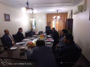 جلسه کمیته راهبردی توسعه مدیریت ومنابع باحضور مدیرکل بیمه سلامت خوزستان